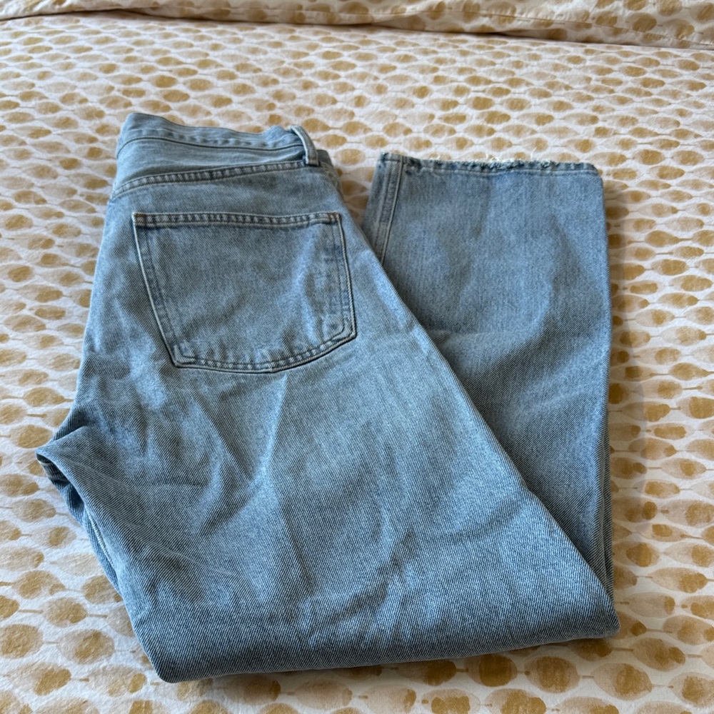 AGOLDE Light Blue Straight Leg Jeans - Picture 2 of 5